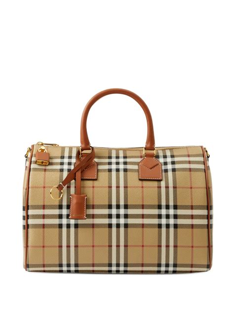 burberry blue label bowling bag|burberry medium check bowling bag.